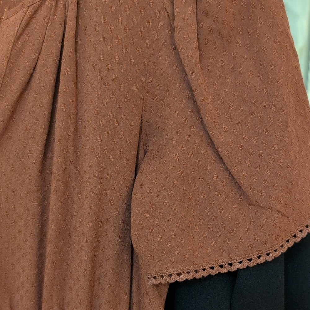 LOFT Rust Midi Dress - Picture 3 of 8
